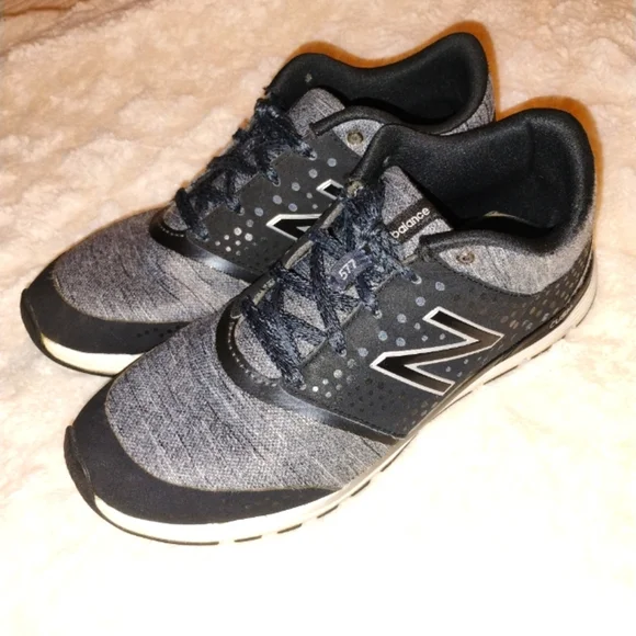 New Balance Shoes New Balance 577 Black Grey Trainer Sneakers